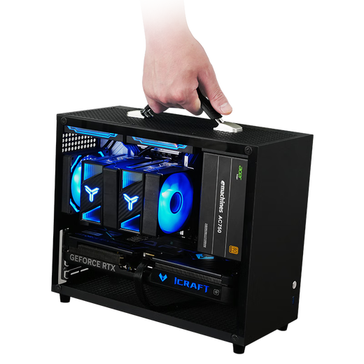 Maxxuan i5 13400F/RTX5070/5060TI/3050/B580/12400F/230F mini ITX desktop assembly computer host game live broadcast design DIY complete machine configuration five丨12400F丨ARC B580