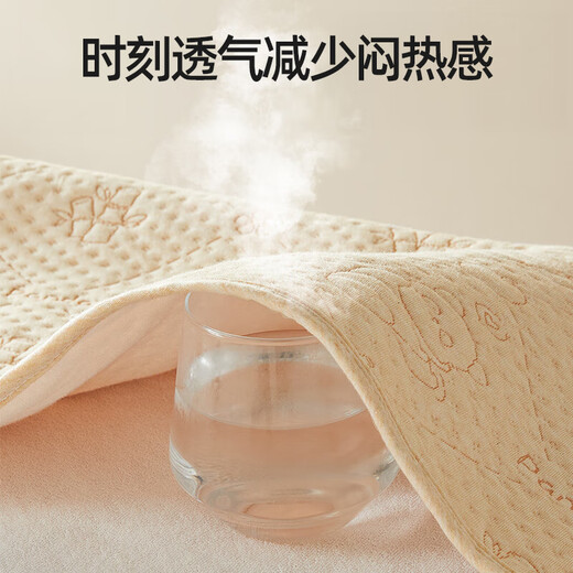 Moir Lapin Couche-Culotte Bébé Lavable Couche-Culotte Grande Taille Imperméable Respirant Coussin D'allaitement Feuille De Coton Coloré Tante Pad Undersea Animal 7A Grade Antibactérien-Anti-acariens 50*70cm Il est recommandé de préparer 2-3 pièces pour le remplacement