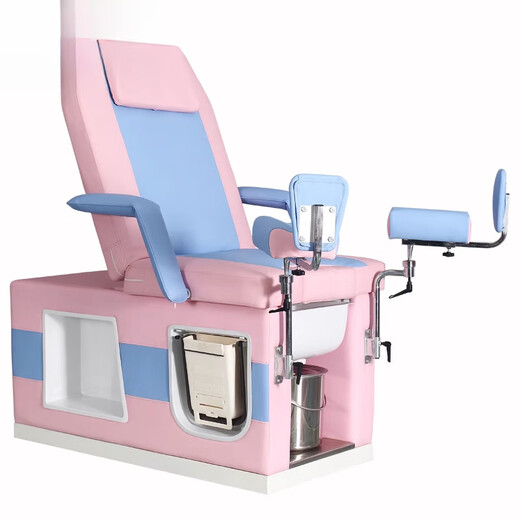 Elektrische gynäkologische Untersuchungsbettbeschränkung Zentrum Pflegebett postpartale Reparatur Gynäkologischer Untersuchungsbett Schönheitssalon Privates Bett 6626 Pink Pink Three Motor Model Offizieller Standard