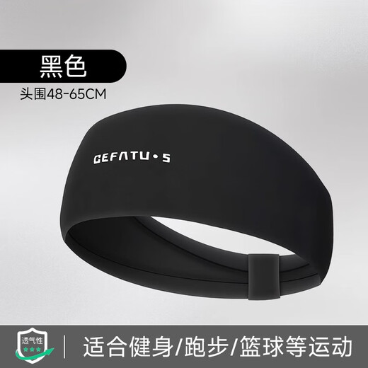 SA Wang [Alemania] Diadema deportiva para el turbante masculino que absorbe el sudor y la diadema inducida por el sudor para el sudor a prueba de sudor de las niñas [Negro] Silicona Anti-Slip Sweatbing [Alemania]