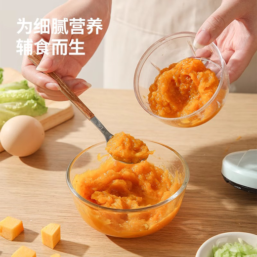 Fat Donglai purchases garlic mashed artifact, garlic puller, garlic crusher, small garlic, manual garlic crusher, manual garlic stirrer - green 200ml