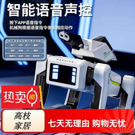 Bordes Kinder KI Fernbedienung Roboter Toys Jungen intelligenter schwarzer Technologie Dialog kleines elektrisches Spielzeug Geburtstagsgeschenk K10 Dialog Edition-White