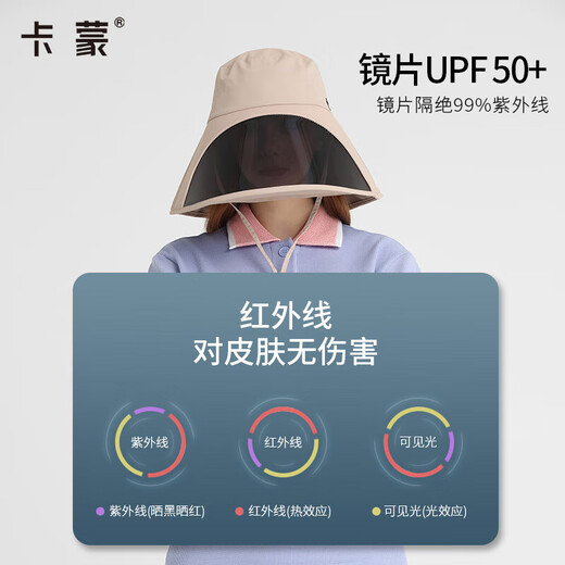 Kenmont couvre la protection solaire en plein visage et le chapeau de soleil respirant pour les femmes Protection du cou d'été Couc pliable de soleil protège UV 3892 Couleur de tomate Couleur réglable 57,5 ​​cm