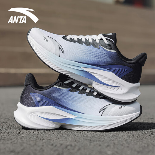 Anta (ANTA) sting 6 sports shoes men's shoes for summer breathable mesh new thin cushioning men's shoes official genuine running shoes Signal blue [sting 6] 42