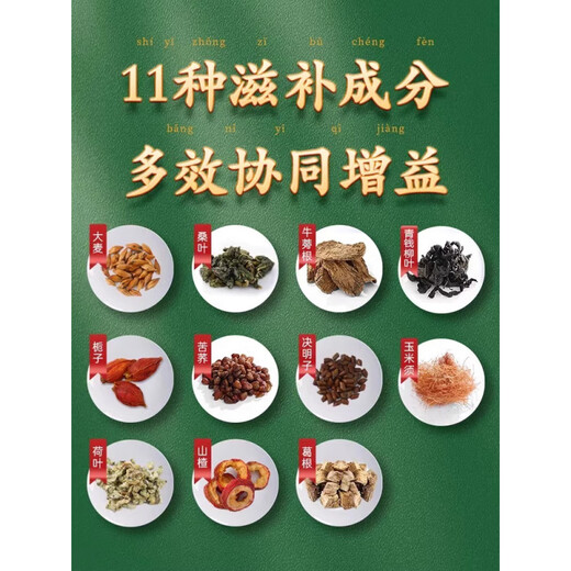 北京同仁堂玉米须茶青钱柳桑叶组合茶葛根牛蒡根中老年养生茶 1盒装【贵在运费】