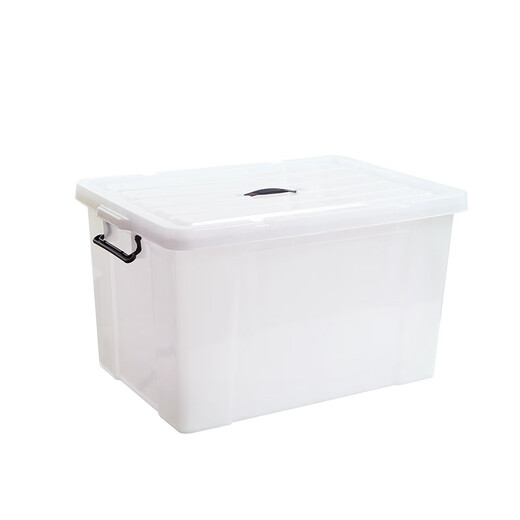 Oluxun Custom Thicken Clothes Transparent Storage Box Plastic Toys Rectangular Quilt Organizing Box Extra Large Storage Short Model 6630[44*30*16.5] Durable Cooked Glue