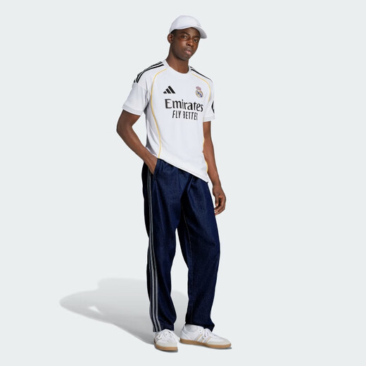 
adidas men's football series REAL H JSY short-sleeved JJ1931 white L