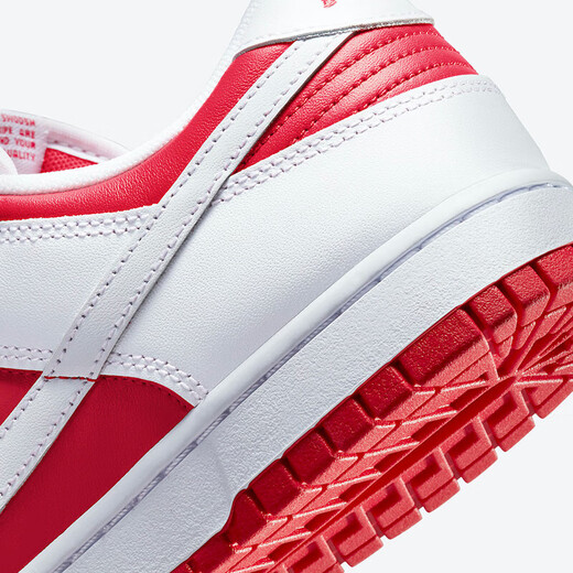 耐克（NIKE）男鞋Dunk Low Retro反转白红 男款 防滑耐磨 低帮轻便休闲板鞋 DD1391-600 43