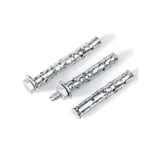 Thousand-speed wheel penetration expansion screw hollow brick lightweight brick special expansion bolt fish scale expansion tube M10*120 (5 pieces)