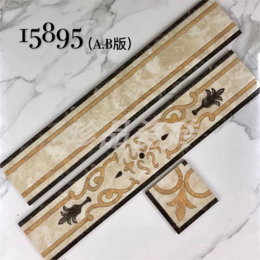 Yonghuan Gold-plattiert 800x150 Keramikfliesenbodenfliesen Wellenleiter, Wohnzimmer, Esszimmer, Küchenmikrokristallstein Taille, Keramikfliesen 15869 Einzelstückpreis