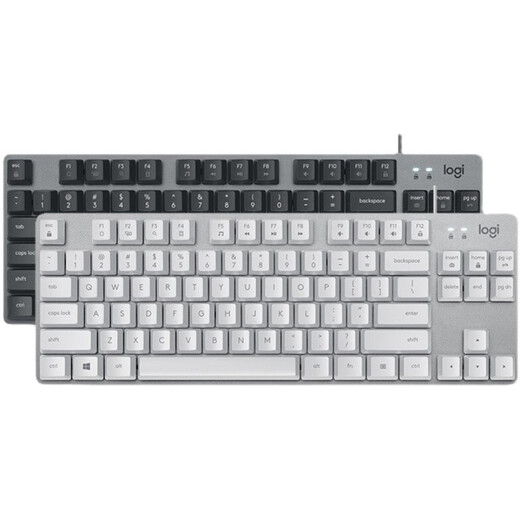 Logitech K835K845 Проводная механическая клавиатура Зеленая и черная чайная вала 84 Ключевые электронные виды спорта.