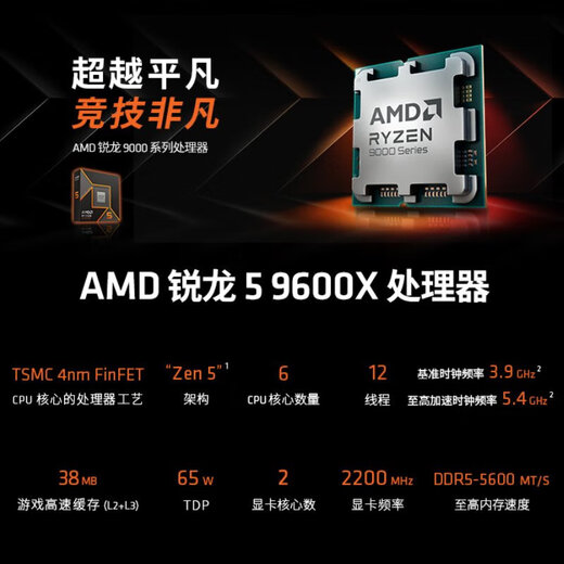 ASUS gaming desktop Ryzen 9600X 9700X host/5060/5060TI graphics card AMD game live broadcast e-sports desktop computer DIY assembly machine complete machine sea view room with five 9600X丨RTX5060丨main recommendation