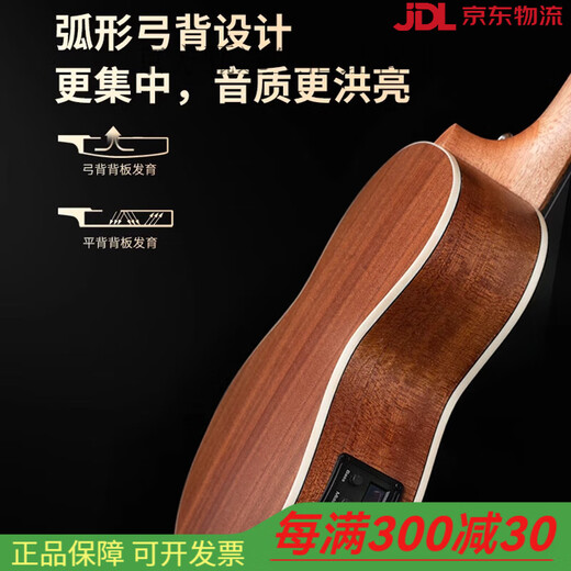 Mingsen MINSINE ukulele 23-inch children beginners for beginners 26-inch electric box playing small guitar [standard model] 21-inch mahogany core wood + gift + teaching