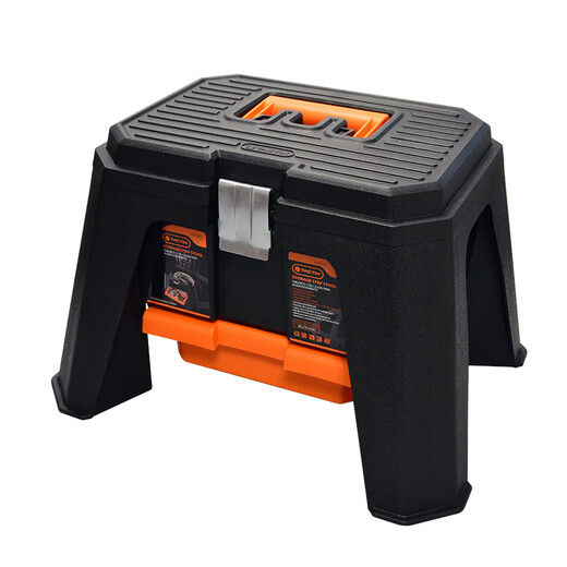 Tactix Shoe Changing Stool Low Stool Plastic Storage Thickened Multi-Function Storage Household Children's Step Step Pony 320352