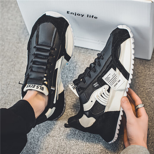 Changxiang Huili-Schuhe Herrenschuhe 2025 Neue Sommer atmungsaktiv und vielseitige Sport- und Freizeitschuhe Herren wasserdichte und Anti-Rutsch-Daddy-Schuhe RF-C681 Green 41