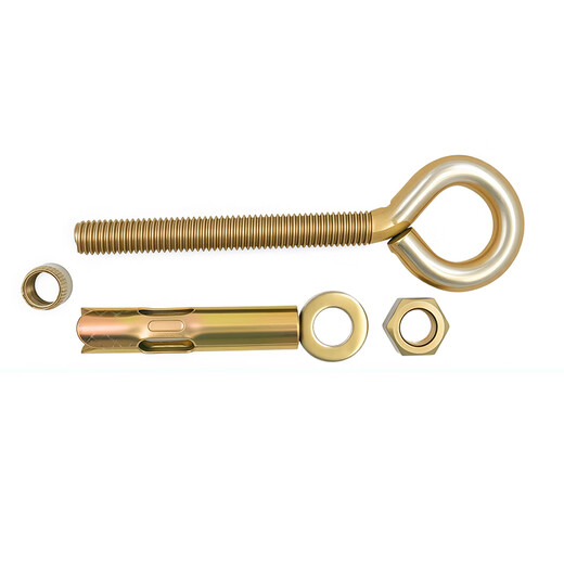 Tianhou Expansion Screw Sheep's Eye Lifting Ring Galvanized Lifting Ring Inner Expansion Circle Sandbag Swing Hook Pull Explosion M6*65 (10 pcs.)