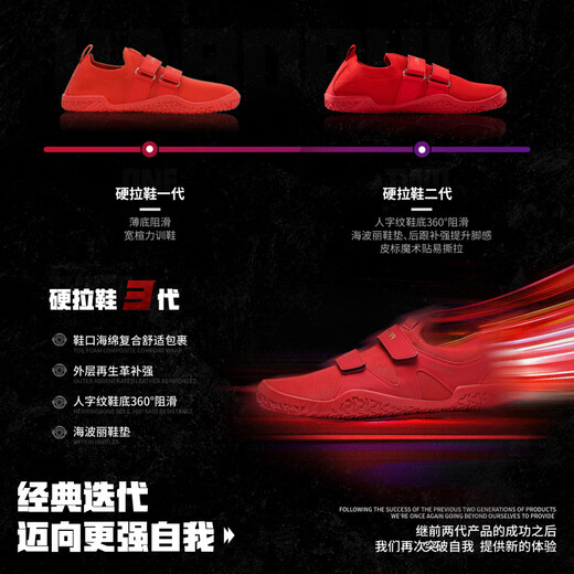 
LARASTAR 1048 3rd generation deadlift shoes fitness squat wide last wear-resistant non-slip indoor comprehensive training shoes for men and women black [wide last force training_slip resistance lines_comfort bag 36