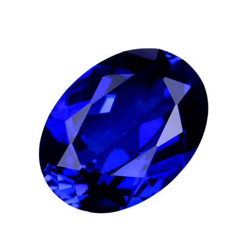 Yibiy Royal Sapphire Collection Tanszanit nackt Stein kann mit glücklichen Stein importiert werden, das natürliche Edelstein -Steinpulver -Duft (8x10 mm) importiert wurde.