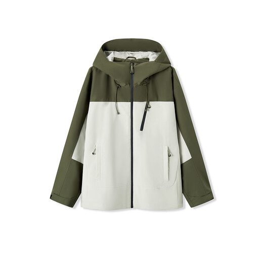 Semir three-proof jacket men's outdoor color-blocked windproof jacket mountaineering camping hiking autumn hooded top 101524108105