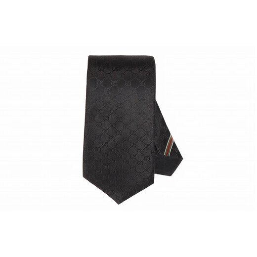 Gucci (Gucci) Presbyterian Silk corbata de seda negra # Black Basic Packaging - Sin caja
