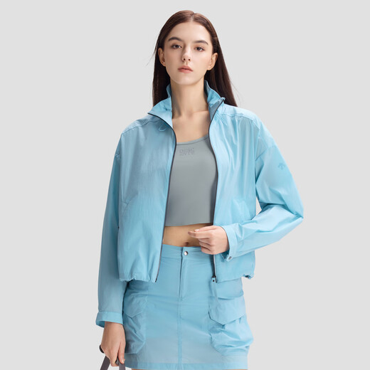 Descente Women's Studio Series Women's Web Tops im Herbst Neues Produkt SB-Air Blue S (160/80A)