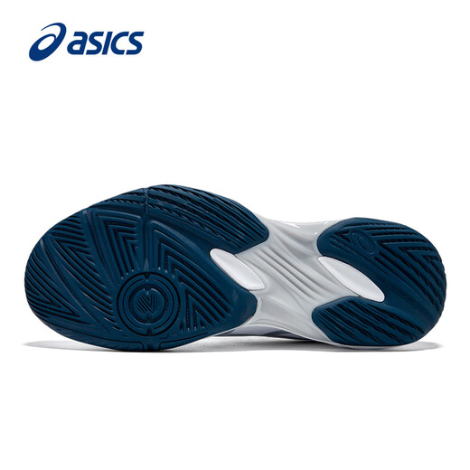 Asics men's badminton shoes autumn and winter professional wear-resistant training sports shoes GEL-ROCKET 12 white/blue-100 40