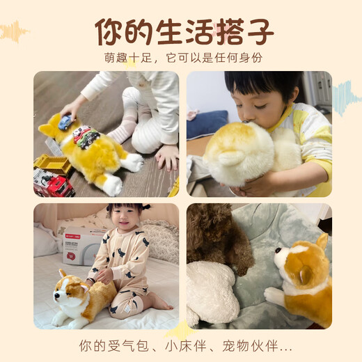 Komet Corgi dog plush toy doll doll ornaments pillow New Year's gift Valentine's Day birthday gift for children