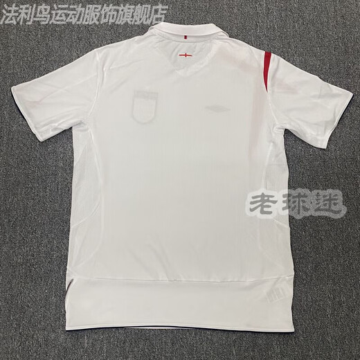 Farley Birds 2006 Weltmeisterschaft England Jersey Beckham Irving Football Training Team Uniform Long und Short Sleeves Recustomed Short Sleeve Top ohne Stempeln ohne Armband xxl