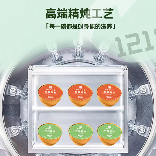 南京同仁堂端午节粽子礼盒燕窝碗棕即食端午礼物营养品补品送礼送长辈送父母 一盒装[150g*6碗]