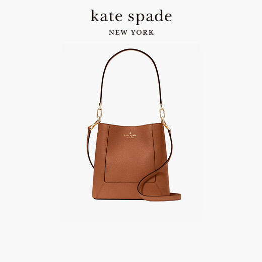 katespade【2024新款】凯特丝蓓ksLena小号水桶包单肩斜挎手提包通勤女 黑色