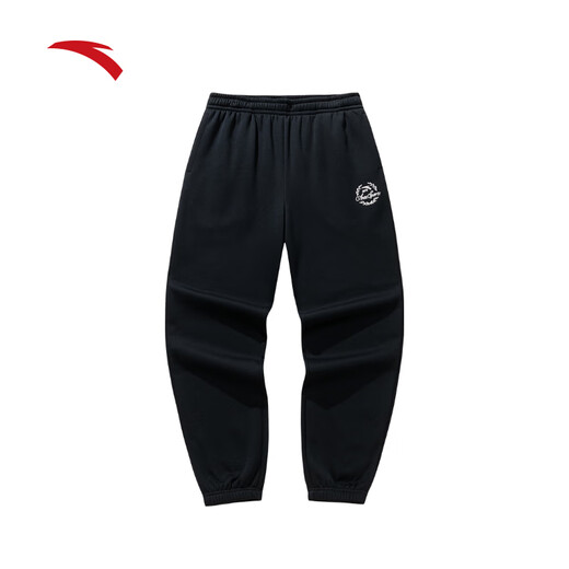 ANTA velvet sports trousers for men in winter thickened warm casual casual leggings trousers American retro loose knitted sweatpants