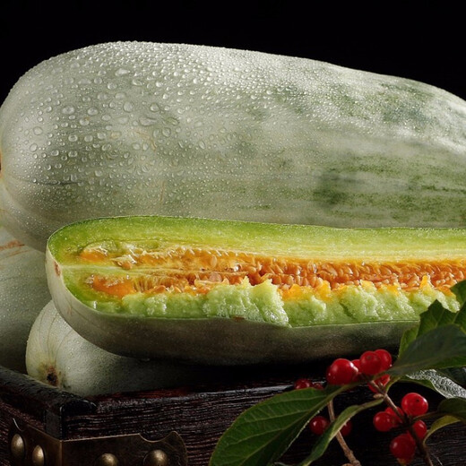 Zhongke Maohua vegetable, melon and fruit seeds, crispy croissant, crispy melon seeds, super sweet croissant honey, crispy muskmelon seeds, gray and white skin, Maohua croissant honey, preferred 300 capsules/bag