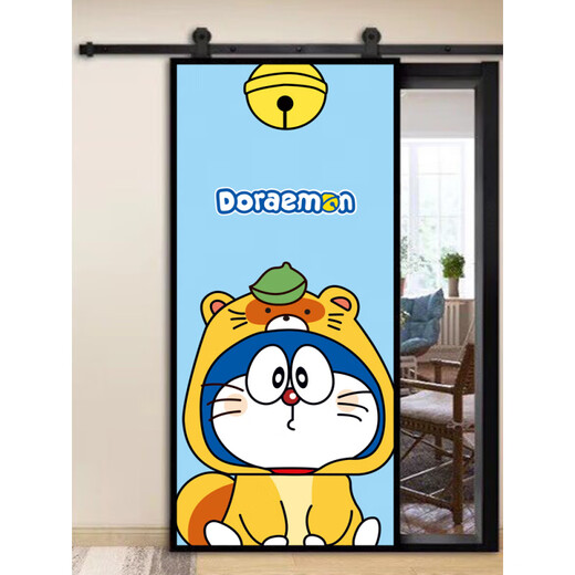 Io Doraemon Children's Bedroom Door Sticker Whole Auto-Adhesive Cartoon Decorative Sticker Wardrobe Renovation Wallpaper Wallpaper MT-3884 Small