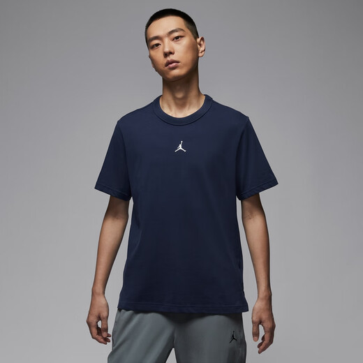 Nike (NIKE) Jordan official Nike Jordan DRI-FIT men's quick-drying sports top autumn soft and comfortable FN5830 010 black/white M