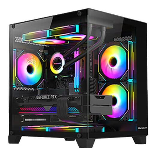 Holy halberd new i9 class i7 class computer host desktop computer desktop assembly computer complete set of complete machine 4060 game live broadcast e-sports office home desktop host diy computer single host + 27 inch curved screen + 6 luxury gift set set of 7 i9 class 36 threads | 64G | tenth generation stable multi-open