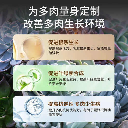 Succulent fertilizer special fertilizer nutrition granules for household flower potting nitrogen, phosphorus and potassium compound long-acting controlled-release fertilizer slow-release fertilizer 1 pack individually packaged