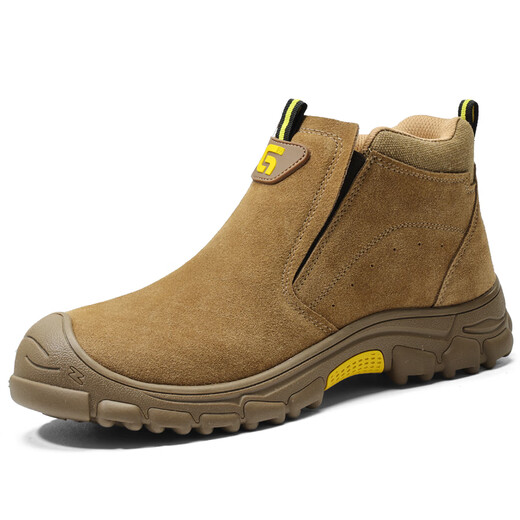 Guyisa (Guyisa) Schweißer Arbeitsschutzschuhe Herren-Laptop Anti-Smash Anti-PUNKTUR Leichtes Wear-Resistant Safety Work Function Schuhe 5009 40