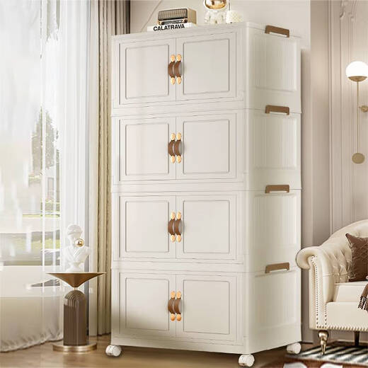 Tiannan Brothers (Tnbrothers) Erker Fenster Klapperlagerschrank Kleiderschrank Haushalt Aufbewahrungsbox Wohnzimmer Snack Schrank Küche 50 cm Oberflächenbreite 50* Tiefe 30* Höhe 1365 Stockwerke 1