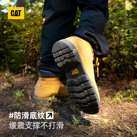 CAT卡特经典大黄靴马丁靴男女鞋升级版防泼水鞋面四季户外登山工装靴 男款 P725756M3EDC25 40