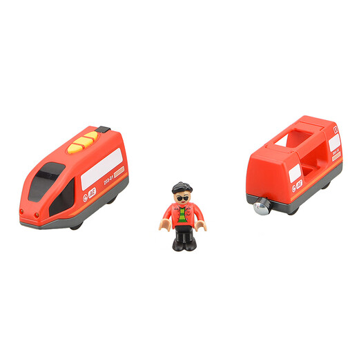 Tbkjoys Fernbedienung Hochgeschwindigkeit Elektromütiges Zugspielzeugkompatible Holzstrecke Kinder Fernbedienung LKW RC (Farbbox