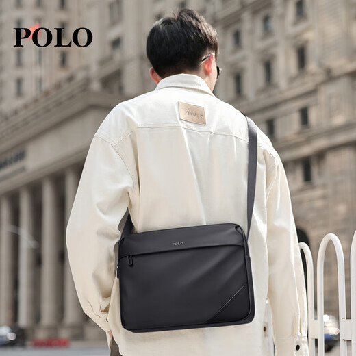 
POLO shoulder bag men's horizontal crossbody bag lightweight sports shoulder bag commuting iPad bag casual mobile phone bag shoulder bag