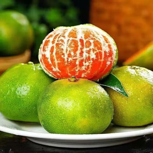 新鲜青皮云南蜜橘当季中果薄皮桔子应季新鲜采摘整箱 蜜桔中果带箱1斤