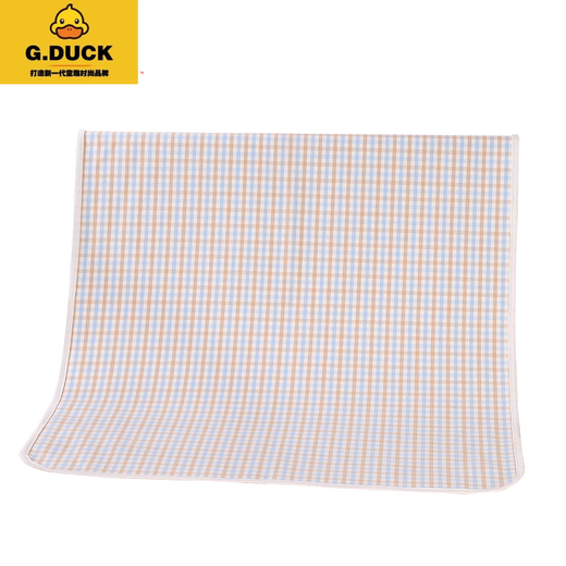 G.duck隔尿垫婴儿夏季防水透气可洗大号苎麻凉席尿垫幼儿童隔夜床姨妈垫 绿色一条装 90x110cm