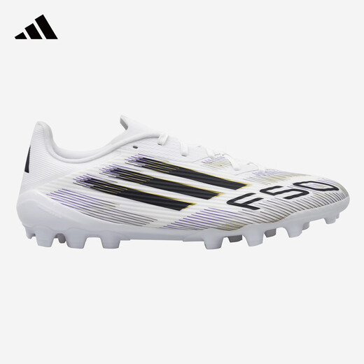 Adidas Tianlang Football Adidas F50 LEAGUE mid-range Chinese version AG short nail grass football shoes JR1699 white black gold #JR1699 40 UK6.5