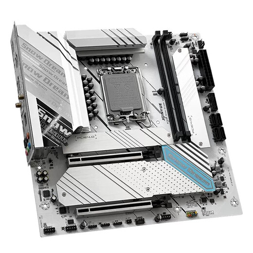 精粤H610/B760/Z690 Z790雪梦主板INTEL游戏主板/ITX主板 适配12100F/12400F/12600KF/14600KF单主板 精粤B760M雪之梦 D5主板