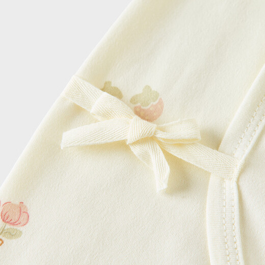 Tongtai (TONGTAI) baby jumpsuit spring and autumn pure cotton newborn clothes newborn baby butterfly romper pink 52cm