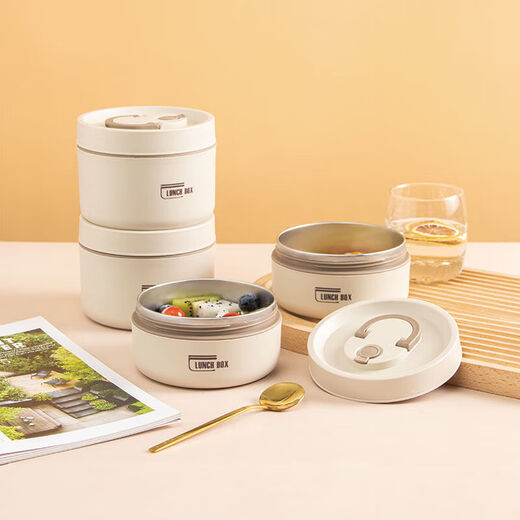 304 stainless steel portable insulated lunch box tableware multi-layer with rice microwaveable lunch box crisper bowl 304 stainless steel large 600ml lunch box