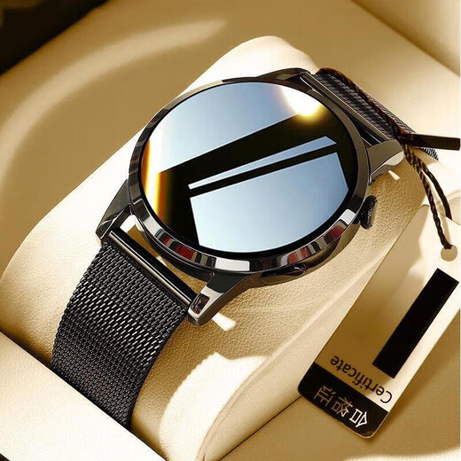 Huawei призывает к мобильному телефону Watch Gt5 Smart Watch для мужчин, чтобы измерить артериальное давление, частоту сердечных сокращений, браслет здорового спорта, винил [вращающаяся кнопка + с платежом - HD -экран]
