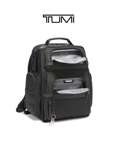 Tuming (TUMI) Alpha 3 series men's classic business commuter backpack computer bag black/02603580D3
