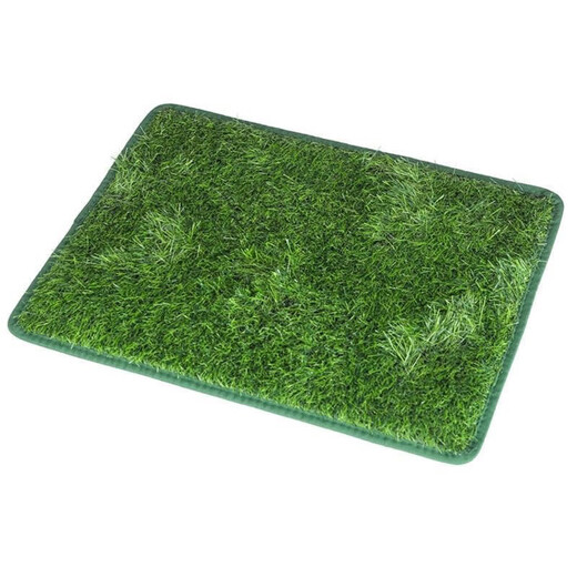 Pet Lawn Dog Toilet Lawn Urgent Mat Courtyard Artificial Lawn Pet Supplies Balcony Decoration Cutout Large (70*46cm)